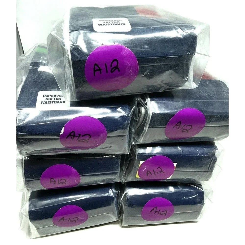 George Men's 6-pack Cotton Briefs Black Blue Gray Red Size 3XL Tagless Wicking